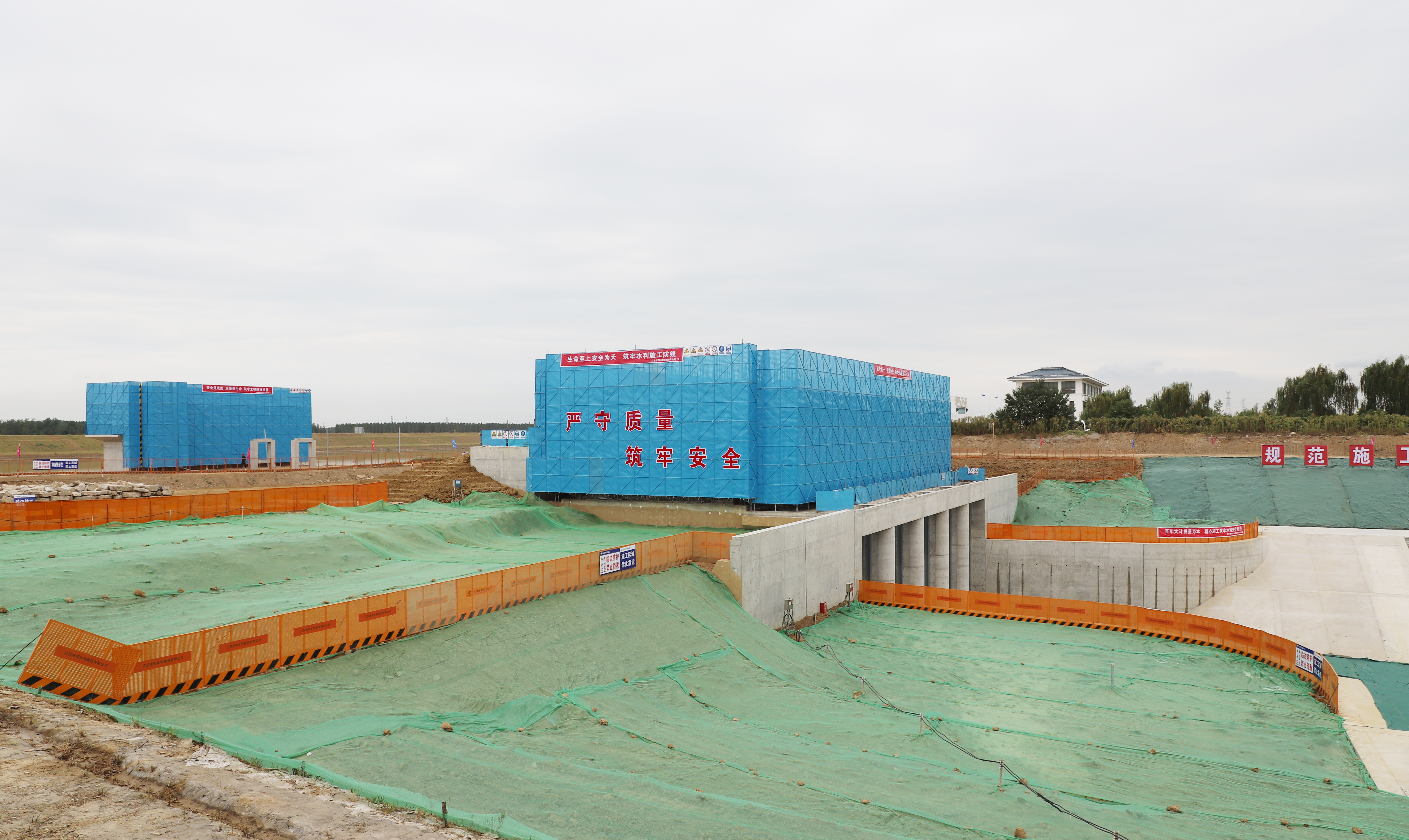 淮安：淮河入海水道二期工程古盐河泵站建设纪实...